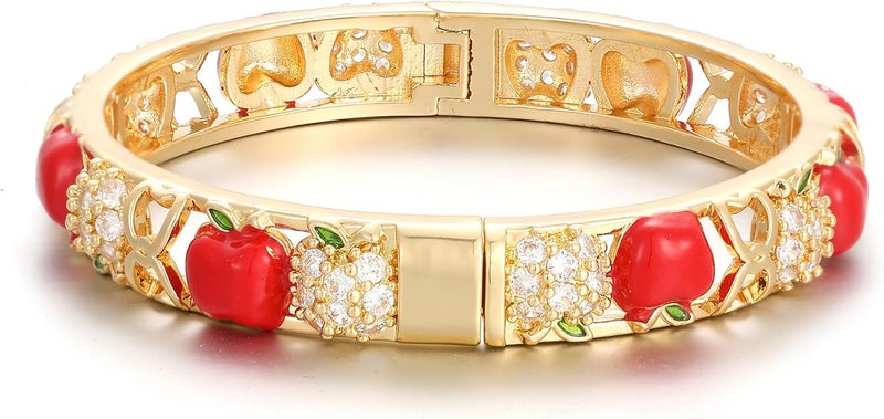 Ethlyn Gifts for girls Gold Plated Colorful Openable Kids Baby Girls Bangles Bracelets Birthday Christmas Gifts for 2years 4 years 5 years old girls - Image 1